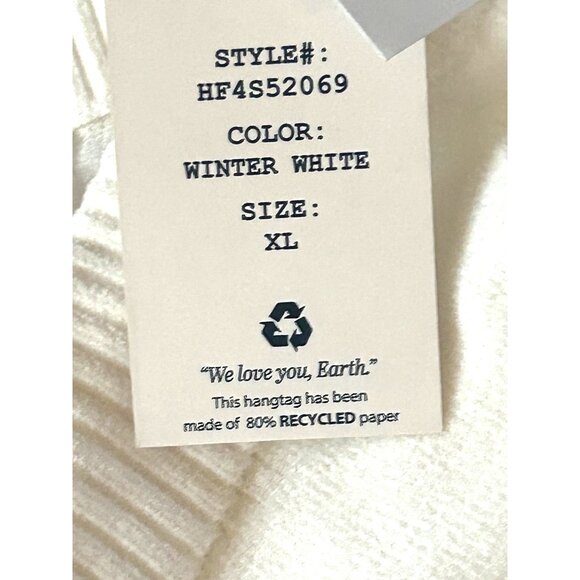 Hippie Rose Winter White Lounge Pants XL Cozy Wide Leg Drawstring Waist Soft Kni - Picture 6 of 9